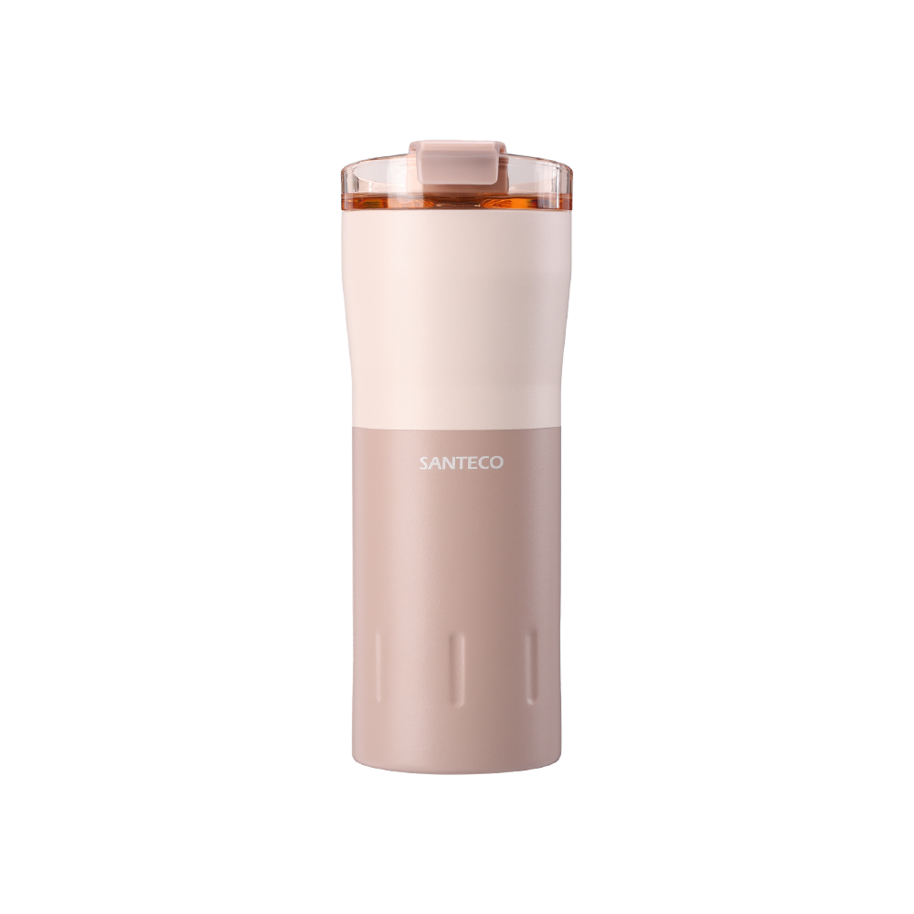 法國SANTECO-KARIBA 上蓋保溫瓶 500ml 暗桃